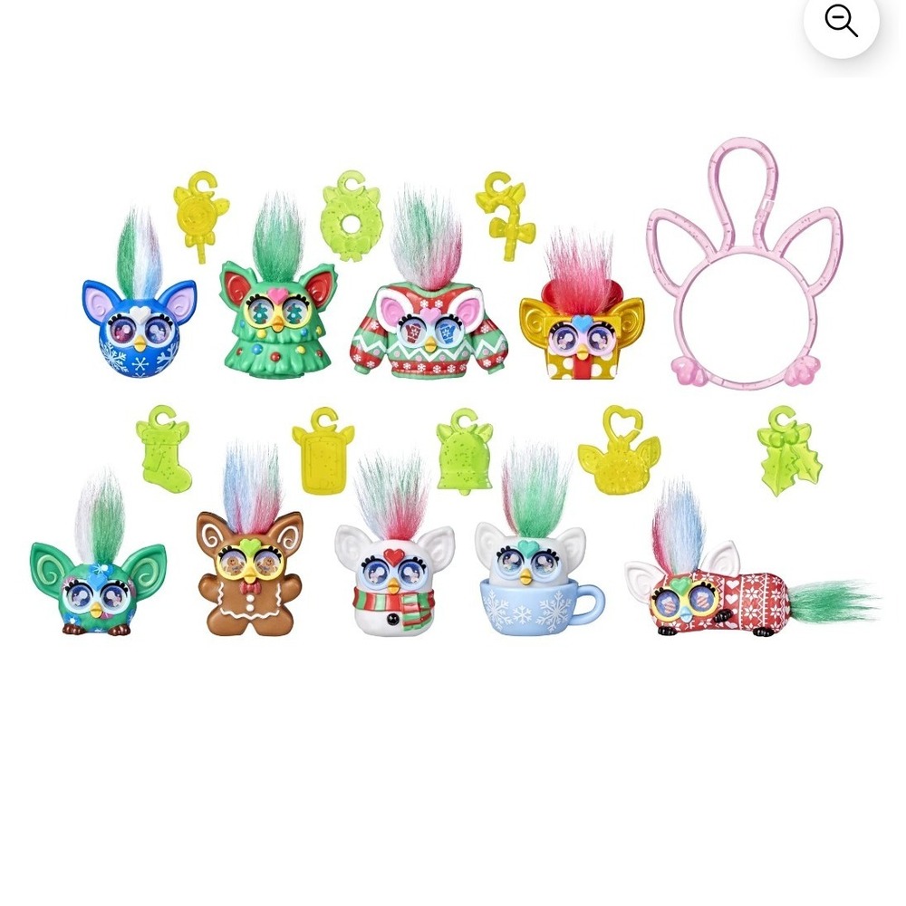 Furby Minis Keychain figures  24 Days Holiday Toys Figures Stickers Kids‎ 6+ - Picture 3 of 10
